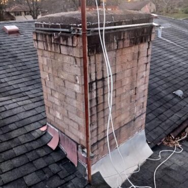 Old Chimney Flashing Roof Replacement Lexington Ky