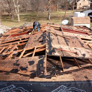 Roof Decking Removal Roof Replacement Lexington Ky