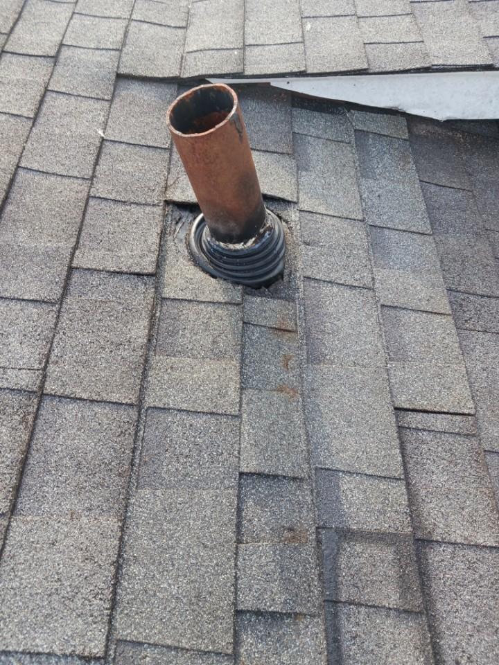 After Roof Repair Job Roof Repair Job Complete