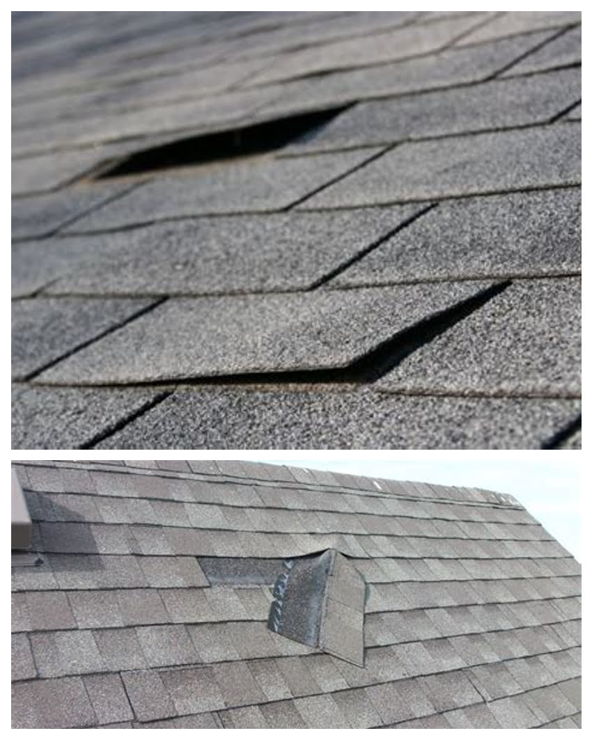 Wind Damage To Roof - Loose shingles
