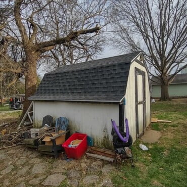 New Shingles on Shed