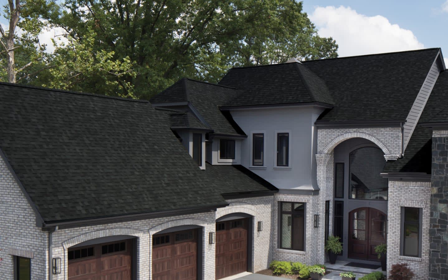 Onyx Black Ownes Corning Shingle Color