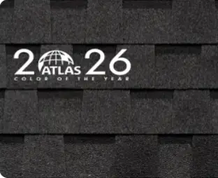 Atlas Pinnacle Pristine Black Shadow shingle color