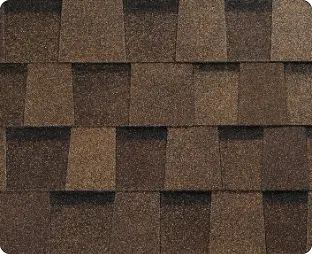 Atlas Pinnacle Pristine Burnt Hickory shingle color